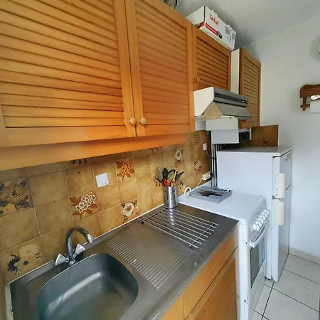 Mitoyenne Calme Avec Piscine Et Parking, Proche Pour 6 Personnes - Fr-1-607-28 * Agde